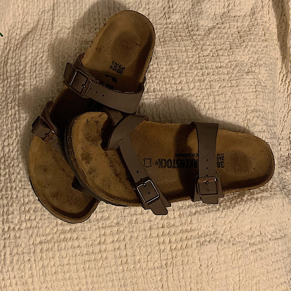 Brown lightly use BIRKENSTOCKS